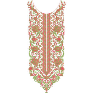 Unique Neck Embroidery Design