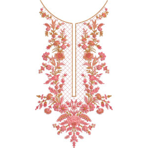Neckline Embroidery Design
