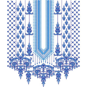 Unique Neck Embroidery Design