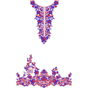 Beautiful Neck Embroidery Design
