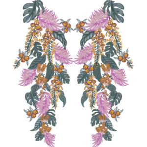 Beautiful Neck Embroidery Design