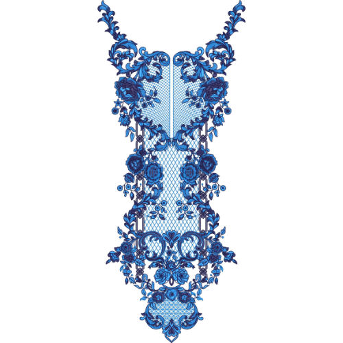 Simple Neck Embroidery Design