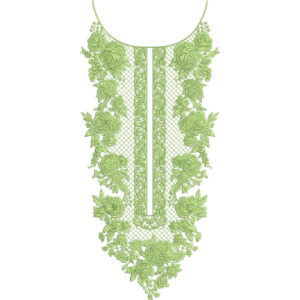 Unique Neck Embroidery Design