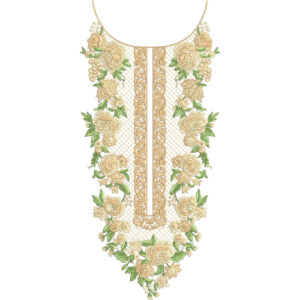 Neck Gala Embroidery Design