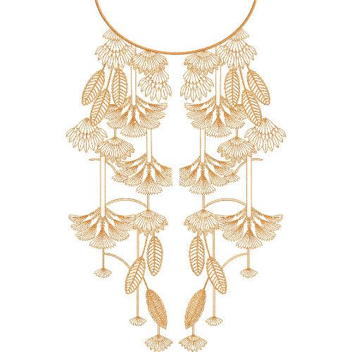 Beautiful Neck Embroidery Design
