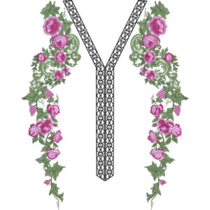 Neck Gala Embroidery Design