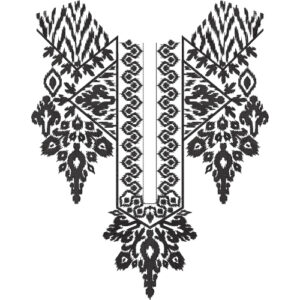 Neckline Embroidery Design