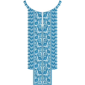 Unique Neck Embroidery Design