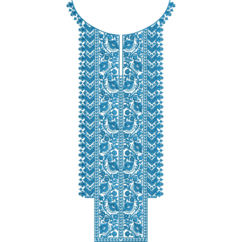 Unique Neck Embroidery Design