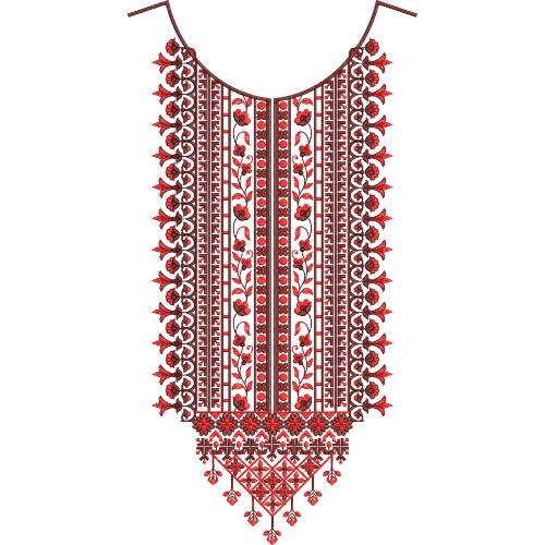 Simple Neck Embroidery Design
