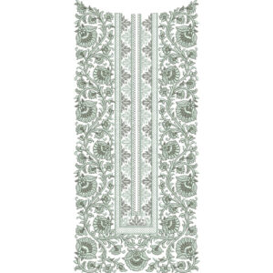 Unique Neck Embroidery Design