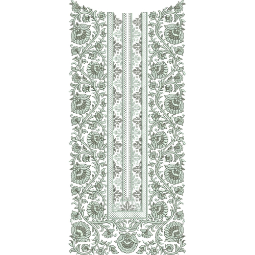 Unique Neck Embroidery Design