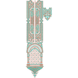 Neckline Embroidery Design