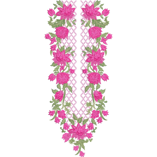 Neck Kurta Embroidery Design
