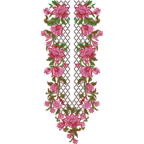 Beautiful Neck Embroidery Design