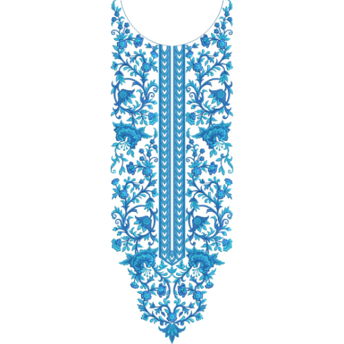 Simple Neck Embroidery Design