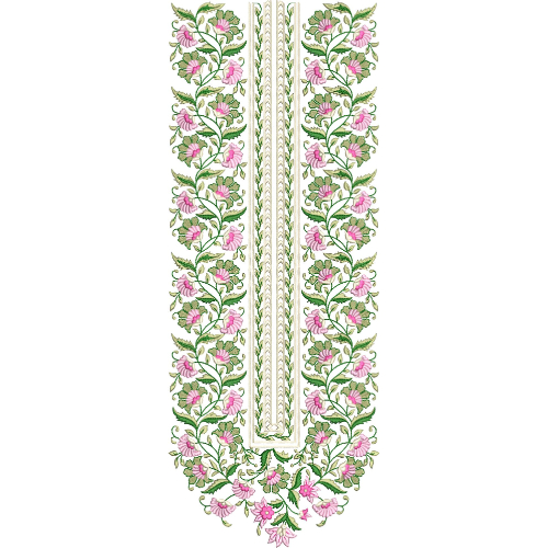 Unique Neck Embroidery Design