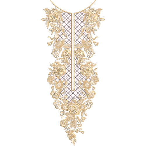 Neck Gala Embroidery Design
