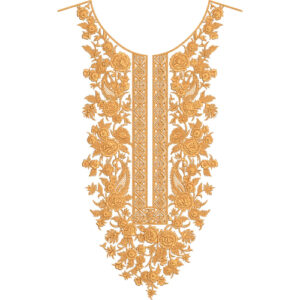Neckline Embroidery Design