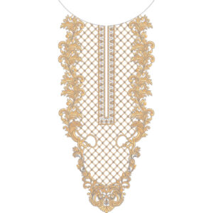 Beautiful Neck Embroidery Design