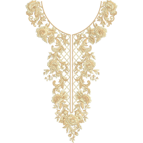 Neck Gala Embroidery Design