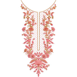 Unique Neck Embroidery Design