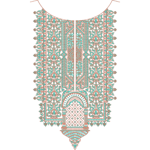 Simple Neck Embroidery Design