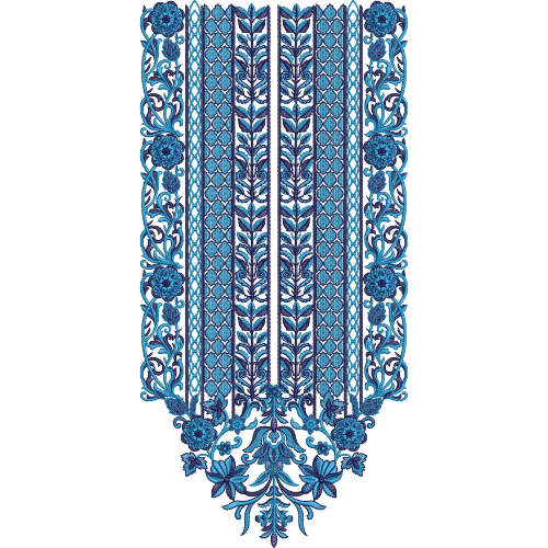 Neckline Embroidery Design