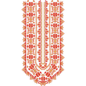 Unique Neck Embroidery Design