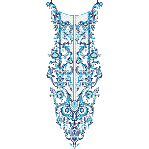 Neck Gala Embroidery Design