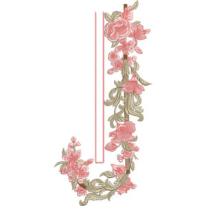 Neck Flower Embroidery Design