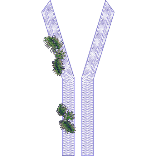 Simple Neck Embroidery Design