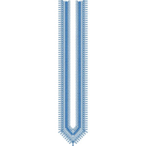 Unique Neck Embroidery Design