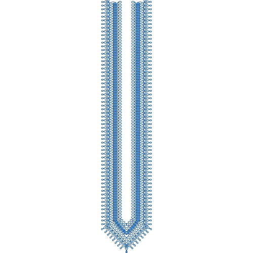 Unique Neck Embroidery Design