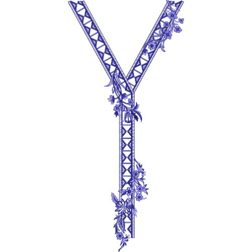 Neck Gala Embroidery Design