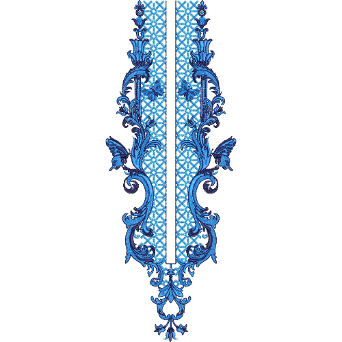 Neckline Embroidery Design
