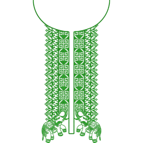 Neck Gala Embroidery Design