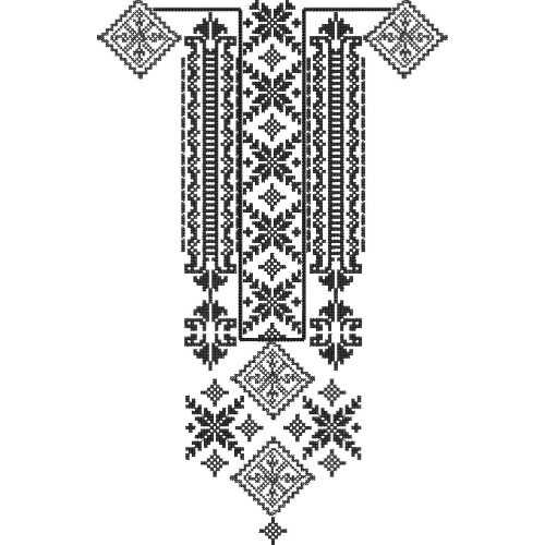 Neckline Embroidery Design