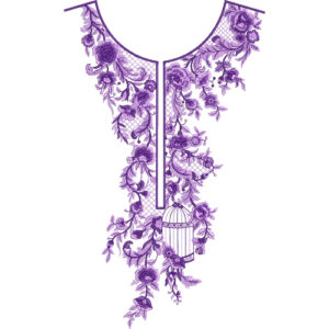 Neck Kurta Embroidery Design