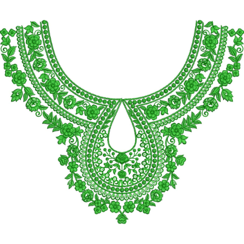Neck Kurta Embroidery Design