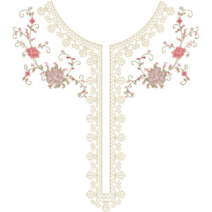 Beautiful Neck Embroidery Design
