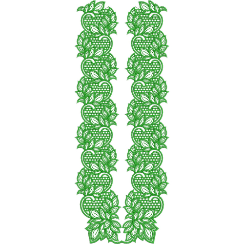 Unique Neck Embroidery Design