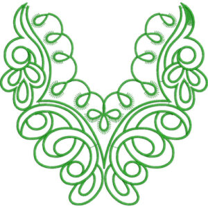 Neck Gala Embroidery Design