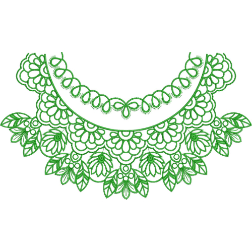 Neck Gala Embroidery Design