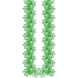 Neck Flower Embroidery Design