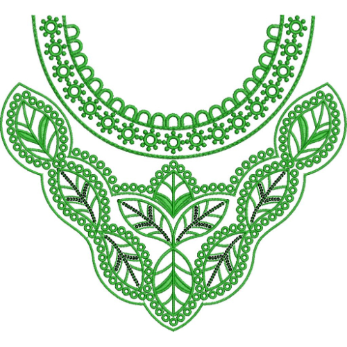 Simple Neck Embroidery Design