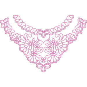 Unique Neck Embroidery Design