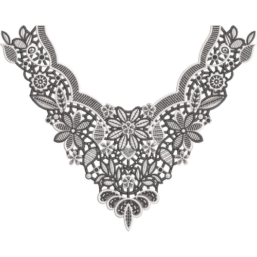 Neck Gala Embroidery Design