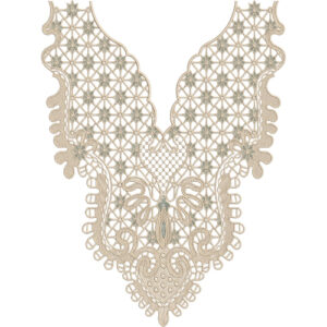 Neckline Embroidery Design