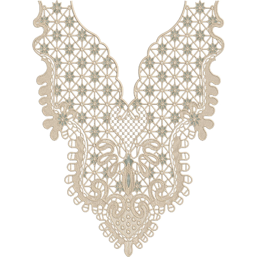 Neckline Embroidery Design